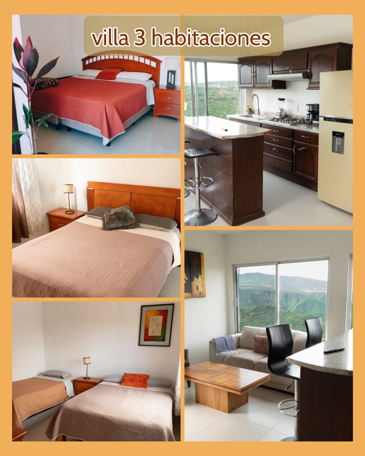 Vista general del exterior de Villa Aries